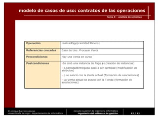 Ingeniería del Software de Gestión. Tema 3