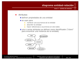 Ingeniería del Software de Gestión. Tema 3