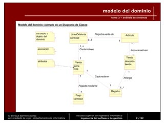 Ingeniería del Software de Gestión. Tema 3