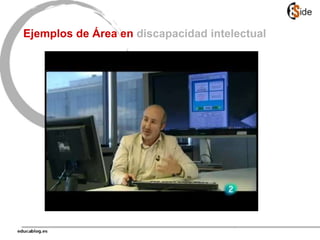 Ejemplos de Área en discapacidad intelectual
 