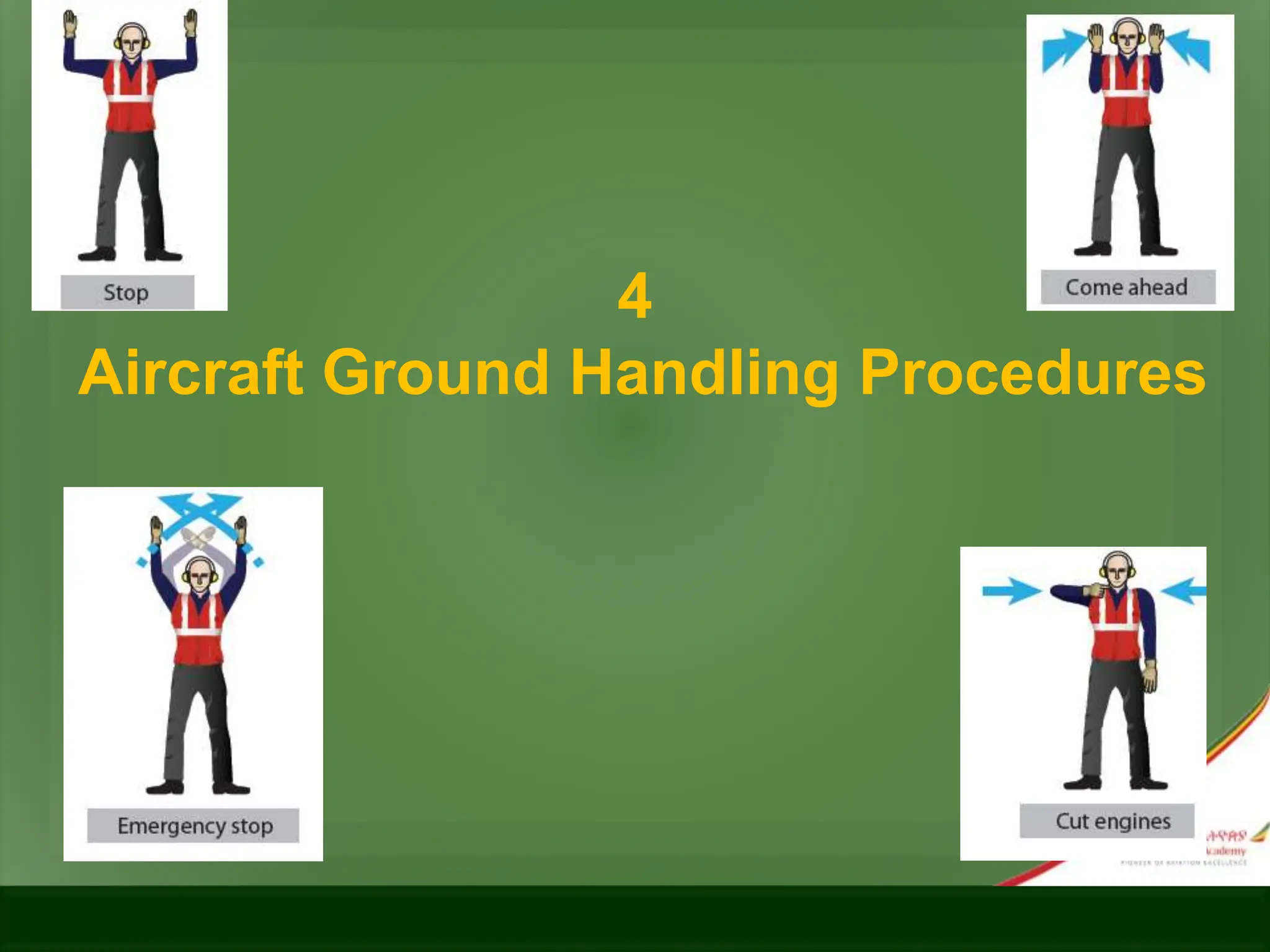 4
Aircraft Ground Handling Procedures
 