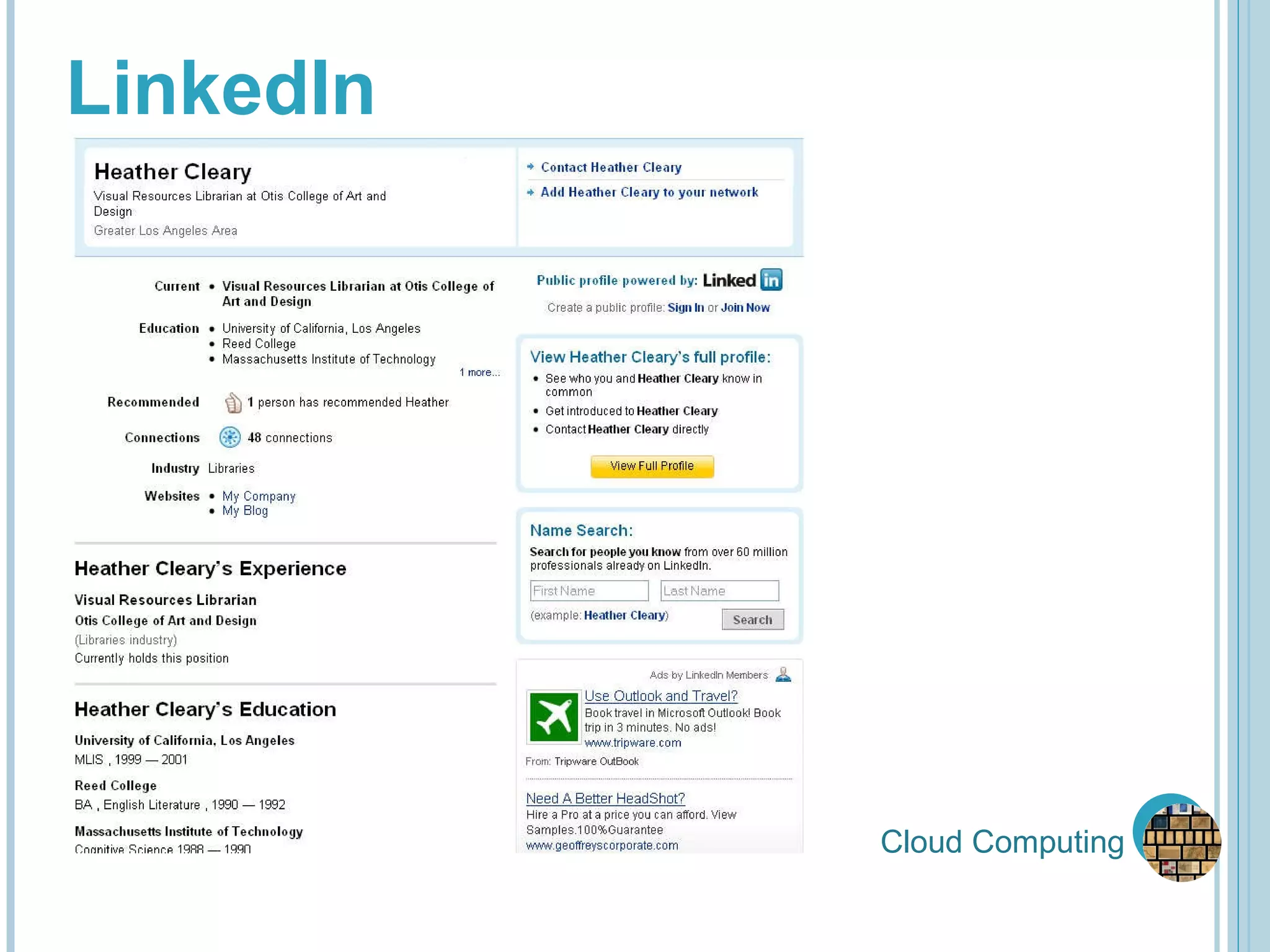 Cloud Computing LinkedIn 
