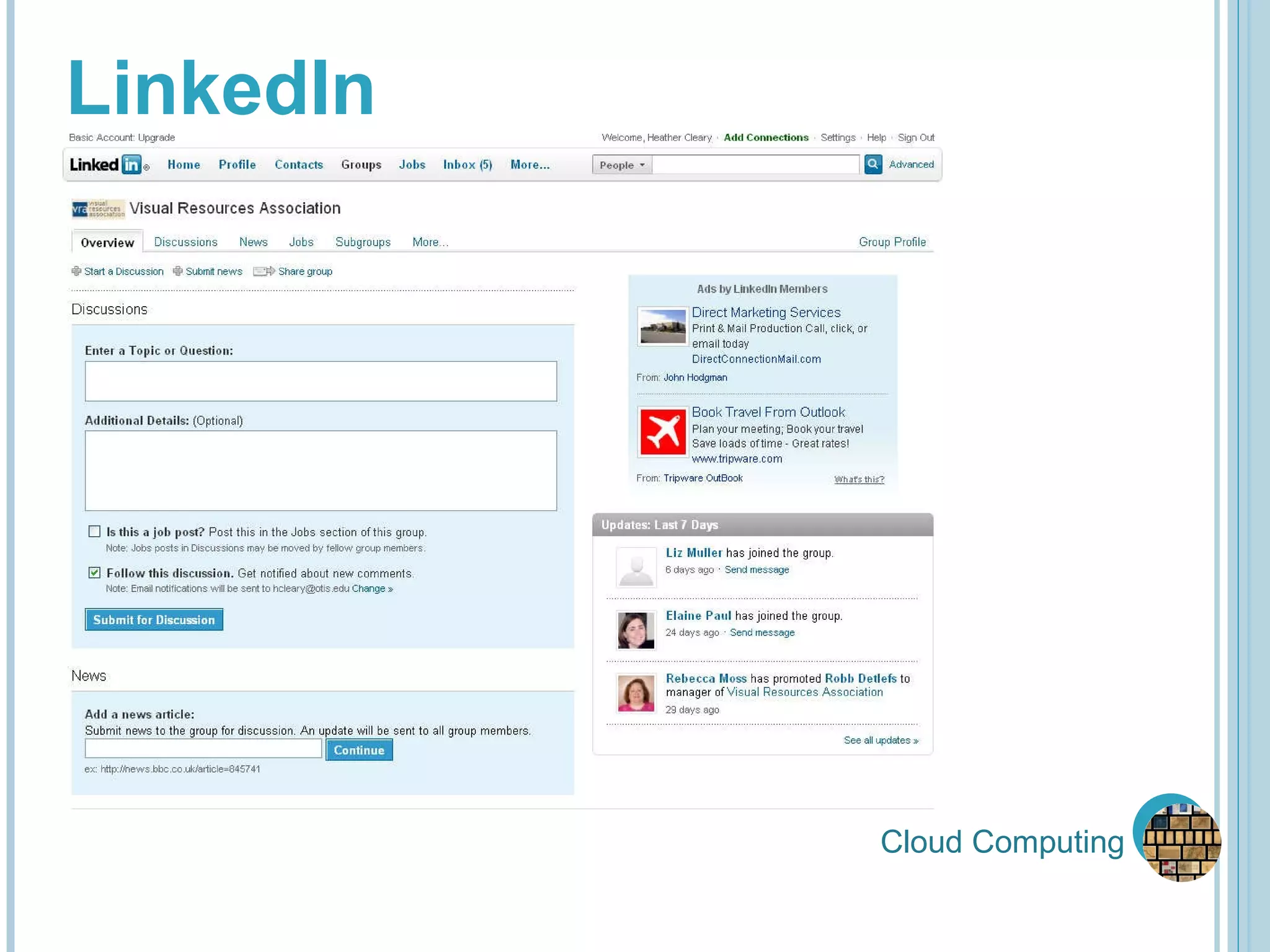Cloud Computing LinkedIn 