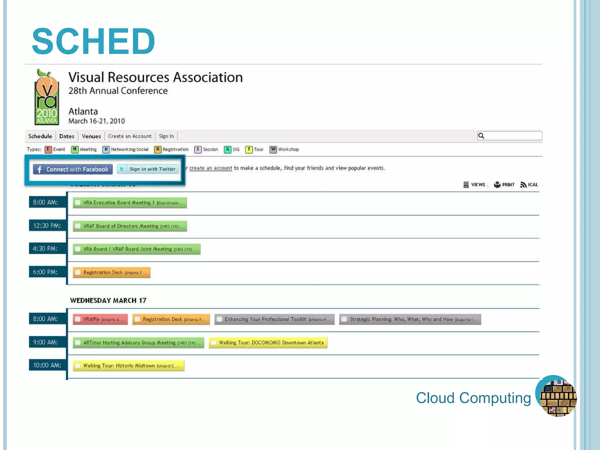 Cloud Computing SCHED 