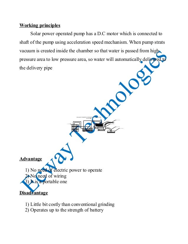 Et0089 fabrication solar power operated irrigation system 