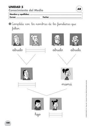 186
©GRUPOANAYA,S.A.,Tengotodo1.EducaciónPrimaria.Materialfotocopiableautorizado.­
UNIDAD 5
Conocimiento del Medio AR
Nombre y apellidos: ...........................................................................................................................
Curso: ......................................................... Fecha: .............................................................................
C]o>?m45p67l:;eHIt89å *+c^_o>?> Δl89o23s »n89o>?m67b>?r:;eTUs *+d:;æ Δl89o23s Δf`aa45m45i67l45i89a45r:;eTUs *+qrsu:;æ
Δf`aa67l45t89a45>.
*+a67b>?u:;eJKl89ø
Δh45i45j`aø
*+a67b>?u:;eJKl89ø
»m89a45m89¥
*+a67b>?u:;eJKl89å
 