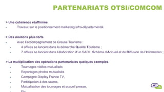 PARTENARIATS OTSI/Clubs/
Organisateurs Évènements
Promotion d’évènements
 