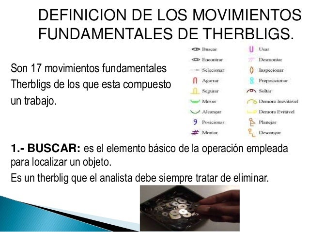 Estudio de Movimientos. DEFINICIÓN DE LOS MOVIMIENTOS
