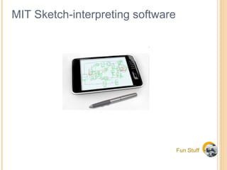 Fun Stuff MIT Sketch-interpreting software 