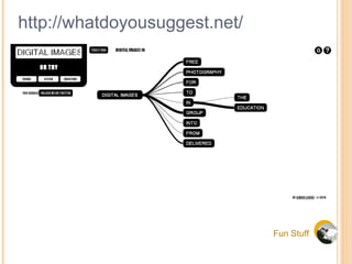 Fun Stuff http://whatdoyousuggest.net/ 