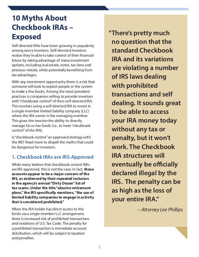 checkbook ira checkbook ira