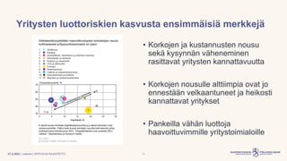 Johtokunnan varapuheenjohtaja Marja Nykänen: Rahoitusjärjestelmän  kriisinkestävyyttä testataan