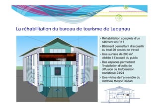 L’espace accueil du bureau de tourisme de Lacanau
    p
                    ESPACE VISUEL
                                ...