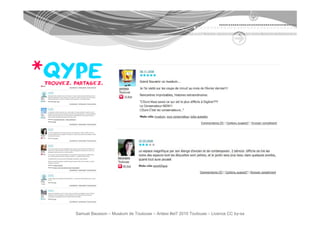 Samuel Bausson – Muséum de Toulouse – Ardesi #et7 2010 Toulouse – Licence CC by-sa
 