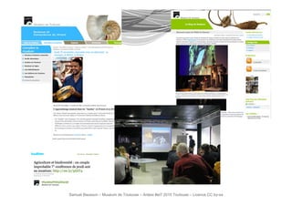 Samuel Bausson – Muséum de Toulouse – Ardesi #et7 2010 Toulouse – Licence CC by-sa
 