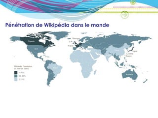Pénétration de Wikipédia dans le monde
 