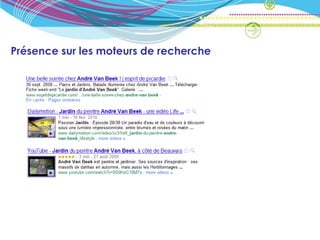 Présence sur les moteurs de recherche
 