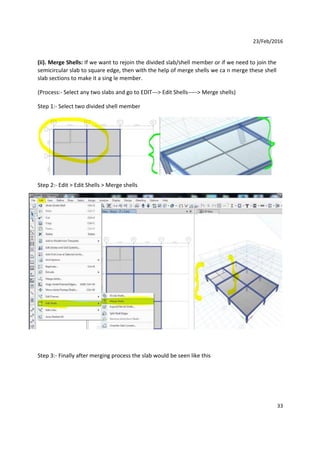 Etabs Shell Axis Modifier Etabs notes-pdf | PDF