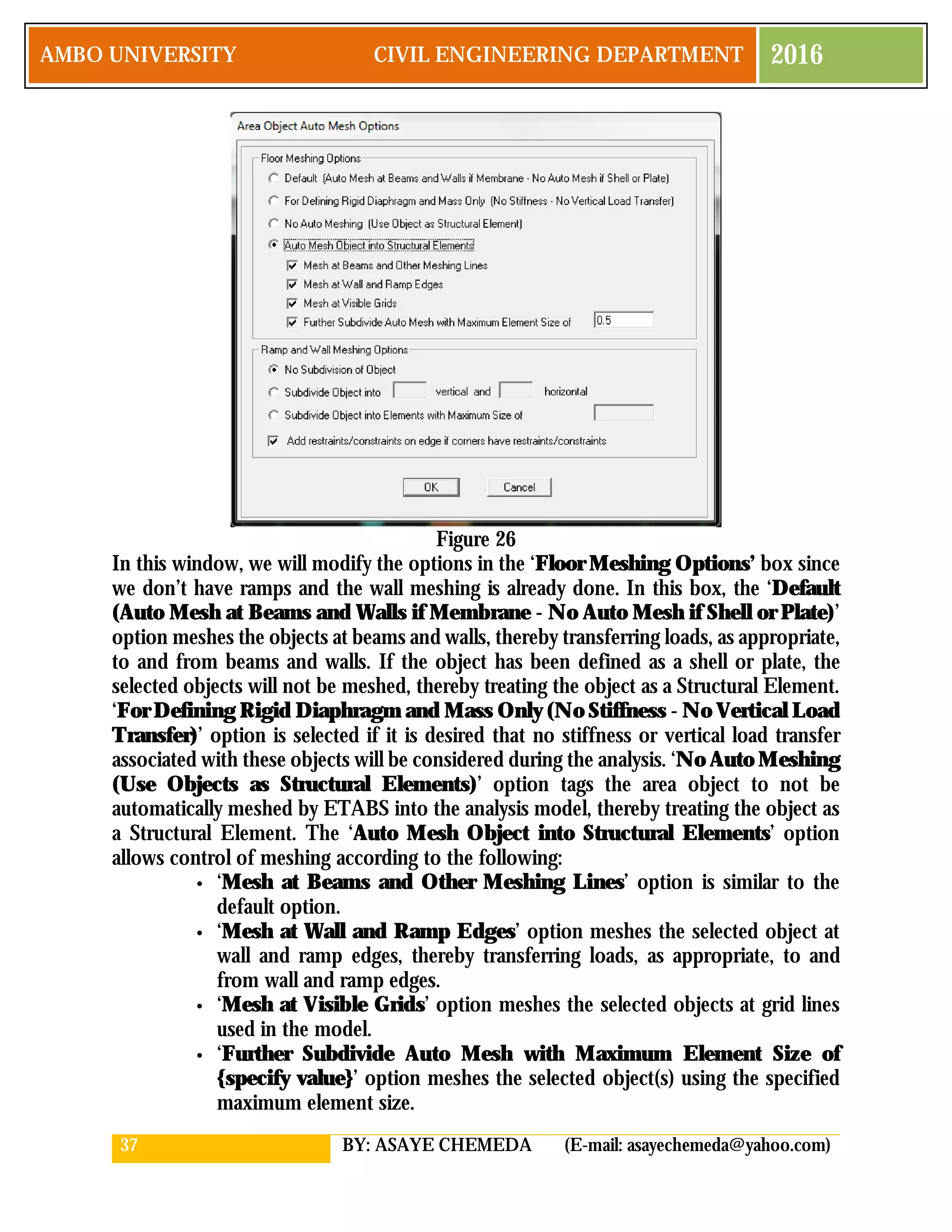 Etabs tutorial | PDF