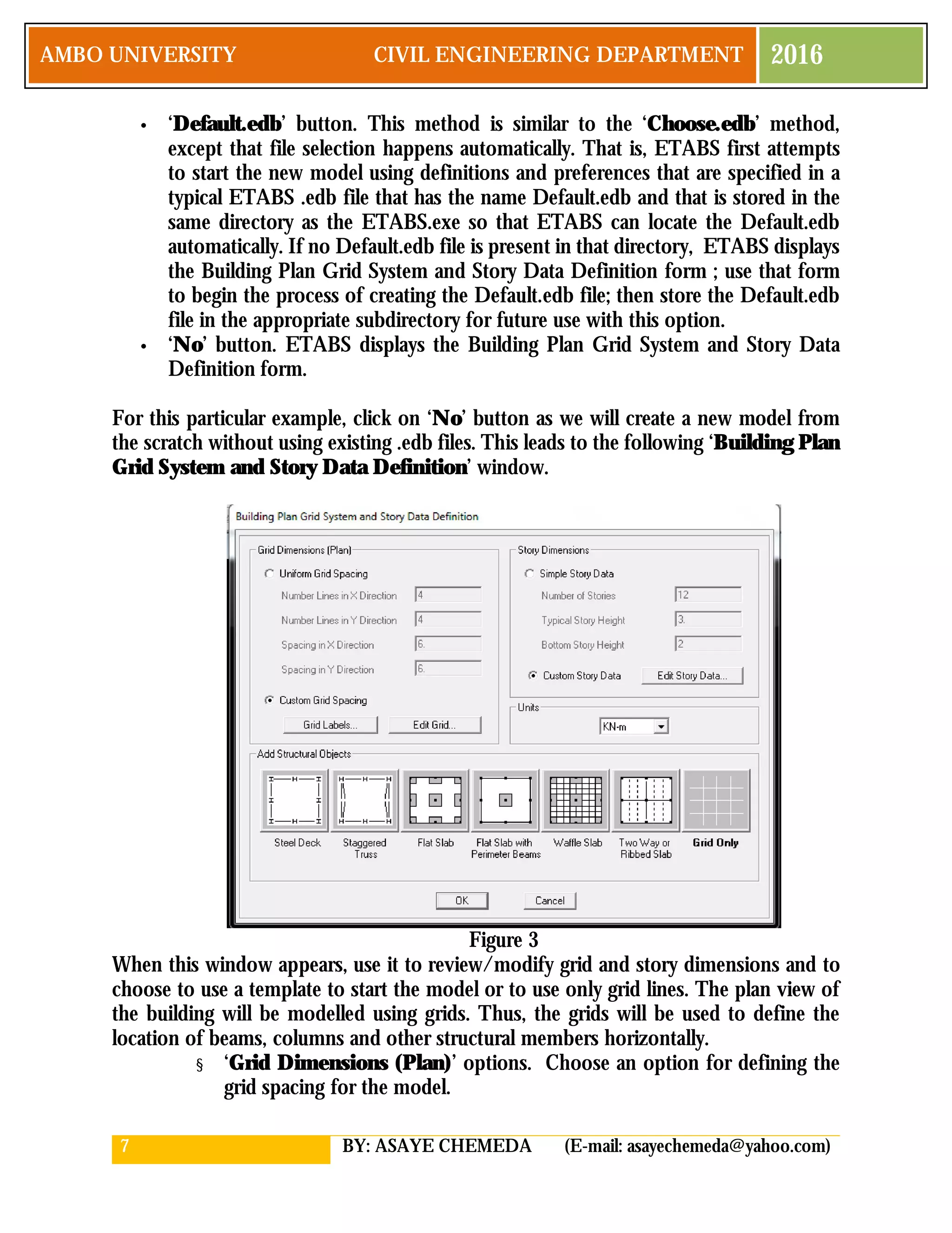 Etabs tutorial | PDF