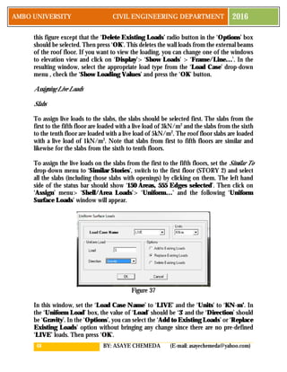 Etabs tutorial | PDF