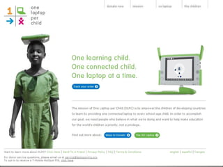 1 computer per child  