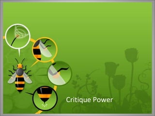 the new medium     Critique Power 