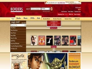 E for Experience (not eCommerce) borders 