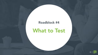 Roadblock #4

What to Test

35
 