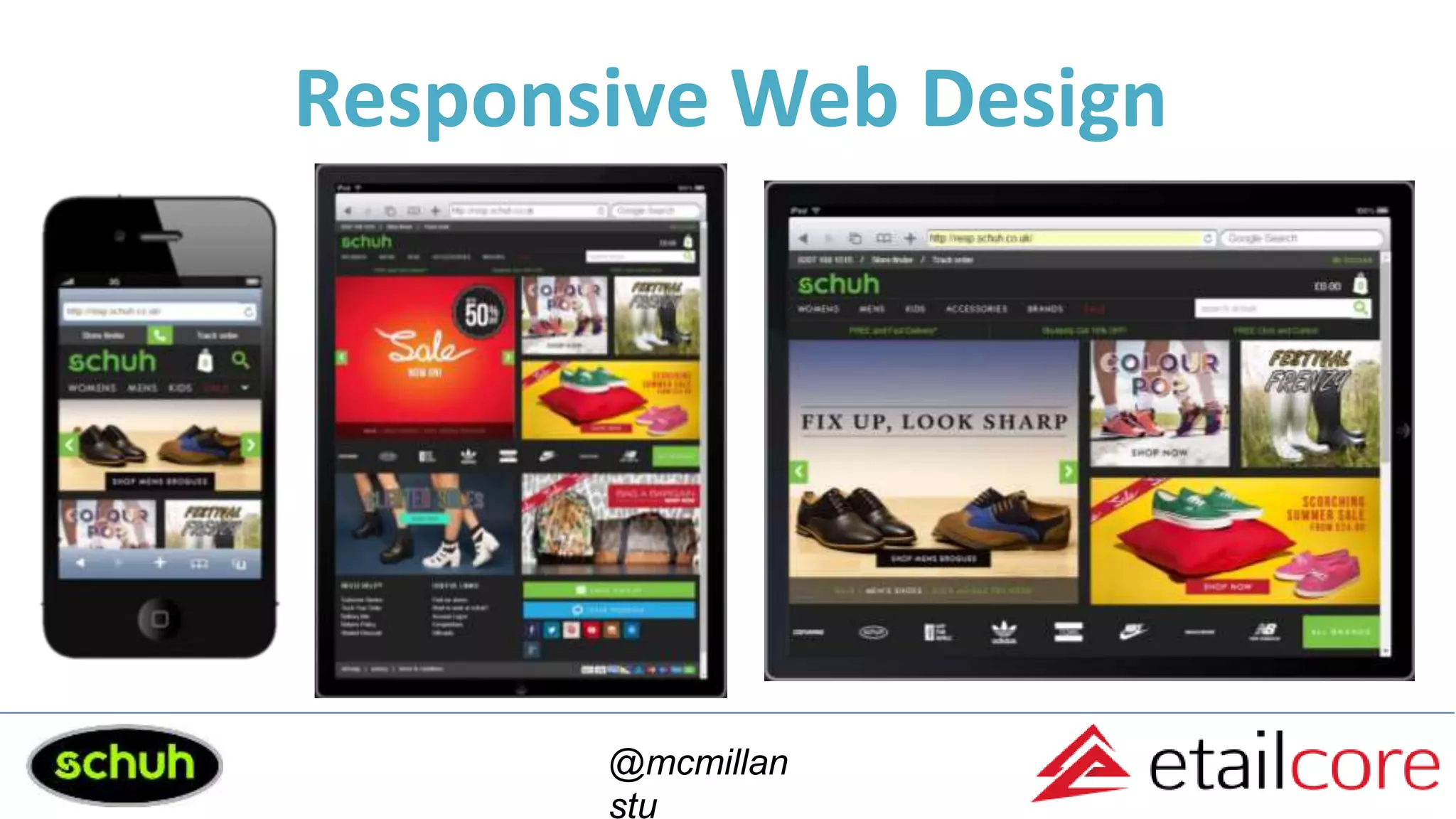 Responsive Web Design
@mcmillan
stu
 