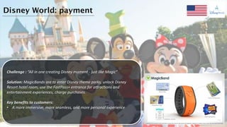Challenge : “All in one creating Disney moment - just like Magic”
Solution: MagicBands are to enter Disney theme parks, un...