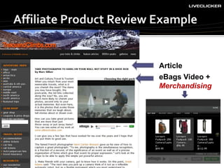 eBags Video Commerce by Peter Cobb