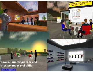 E

G
LA

TA

4E

C

LL

TE
Simulations for practice and
assessment of oral skills
Chatterdale

 