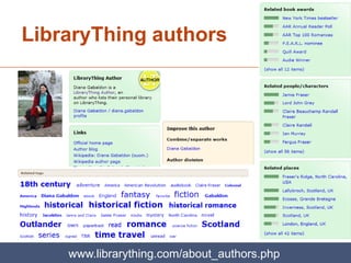 LibraryThing authors




    www.librarything.com/about_authors.php
 