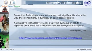 Educational Technology: Disruptive change at our doorstep? (Higher ...
