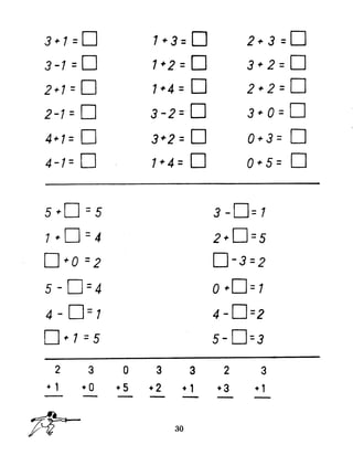 3+1=0                  1+3=0              2+ 3 =   0
    3 -1 =   0            1 +2 =    0         3+2=     0
    2+1     =0            1 +4 =    0         2+2=     0
    2-1 =       0         3-2=" 0             3+0=0

    4+1= 0                3+2 = 0             0+3=     0
    4-1     =   0         1+4 = 0             0+5=     0

    5 +0 = 5                            3-   0= 1
    1+0=4                               2+0=5
    0+0 = 2                             0-3=2

    5-0=4                               o +0-=   1
    4-0=1                               4-0=2
    0+1=5                               5-   0=3
        2        3    0    3        3    2         3
    +   1       +0   +5   +2      +1    +3       +1
                                  -            -

                               30
~
 