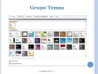 ACADEMIA DE TIC’s I

 