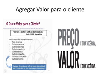 Agregar Valor para o cliente
 