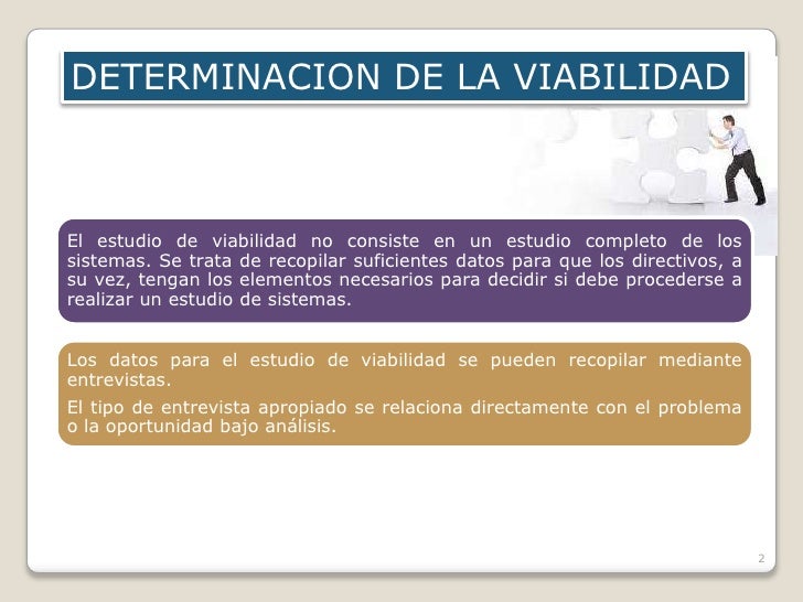 Etapa de estudio de viabilidad de un proyecto informático c4