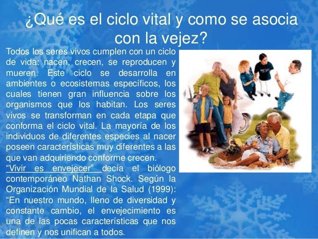 Etapa de la vejez