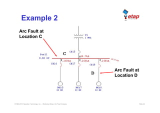 Etap arc flash study presentation for project deliverables and ...