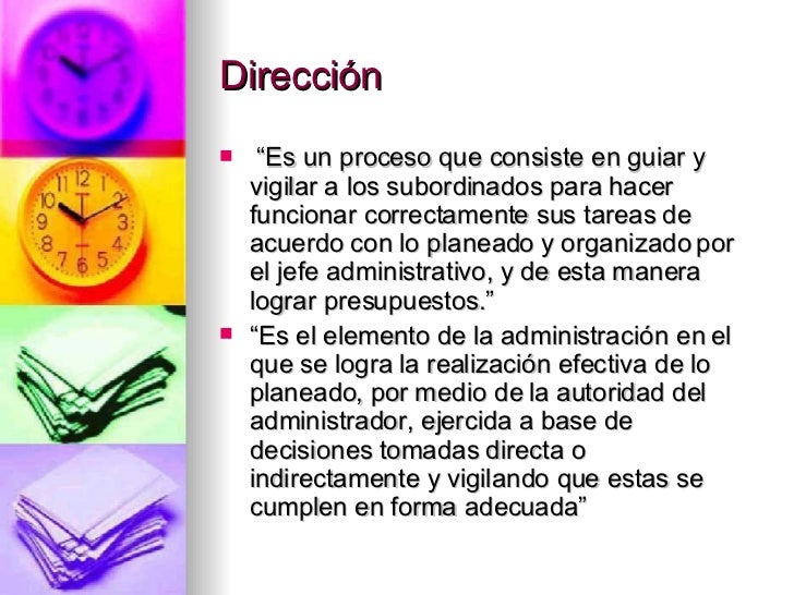Etapas de Administracion
