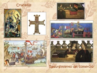 Cruzadas Resurgimiento del comercio 