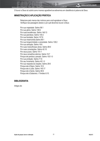 Etapas Do Crescimento Modulo 3