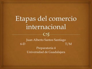 Juan Alberto Santos Santiago
6-D T/M
Preparatoria 4
Universidad de Guadalajara
 