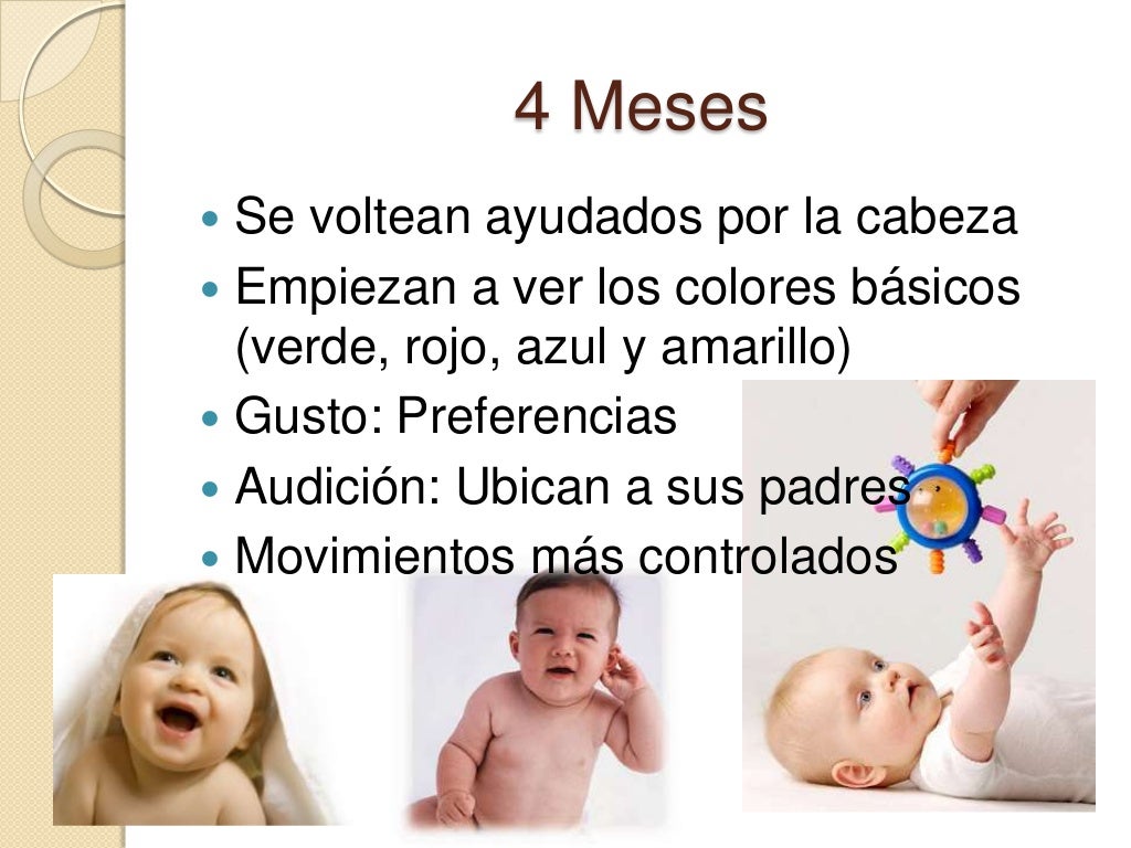 Etapas de desarrollo del niño de 0 a 12 meses