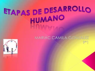 ETAPAS DE DESARROLLO HUMANO MARIAC CAMILA GONZALEZ 9°1 