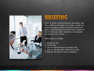 Etapas de desenvolvimento de um website