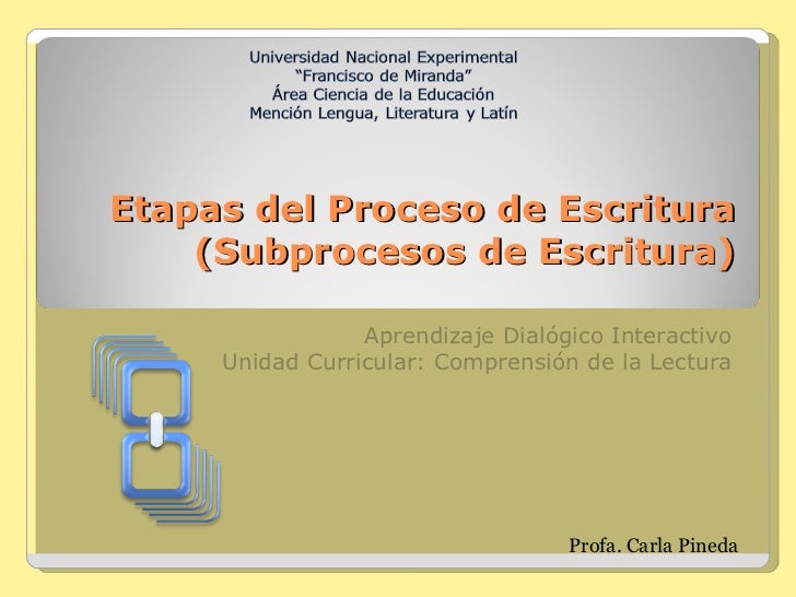 etapas del proceso de la escritura etapas del proceso de la escritura