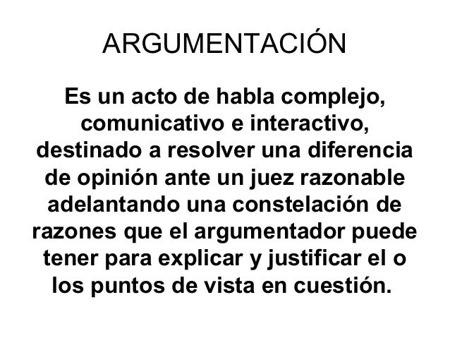 Resultado de imagen para la argumentación como acto de habla complejo